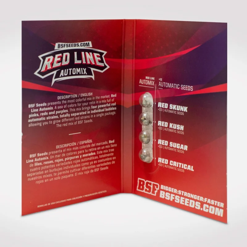 Sementes de Cannabis Mixes Red Line Automix | BSF Seeds Brasil | Compre Agora