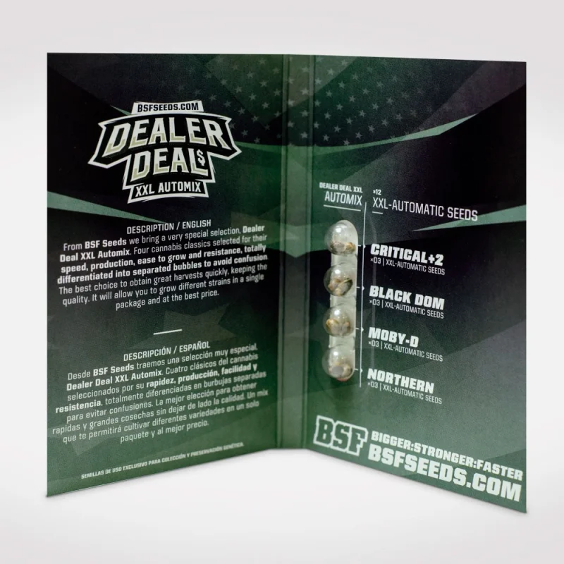 Sementes de Cannabis Mixes Dealer Deal XXL Automix: 12 semillas BSF Seeds | BSF Seeds Brasil | Compre Agora