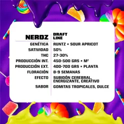Nerdz Feminized|BSF Seeds Brasil
