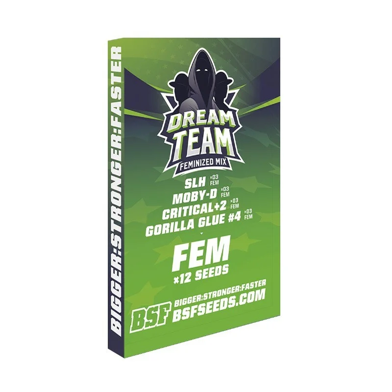 Sementes de Cannabis Mixes Dream Team Feminized Mix: las mejores genÈticas feminizadas | BSF Seeds Brasil | Compre Agora